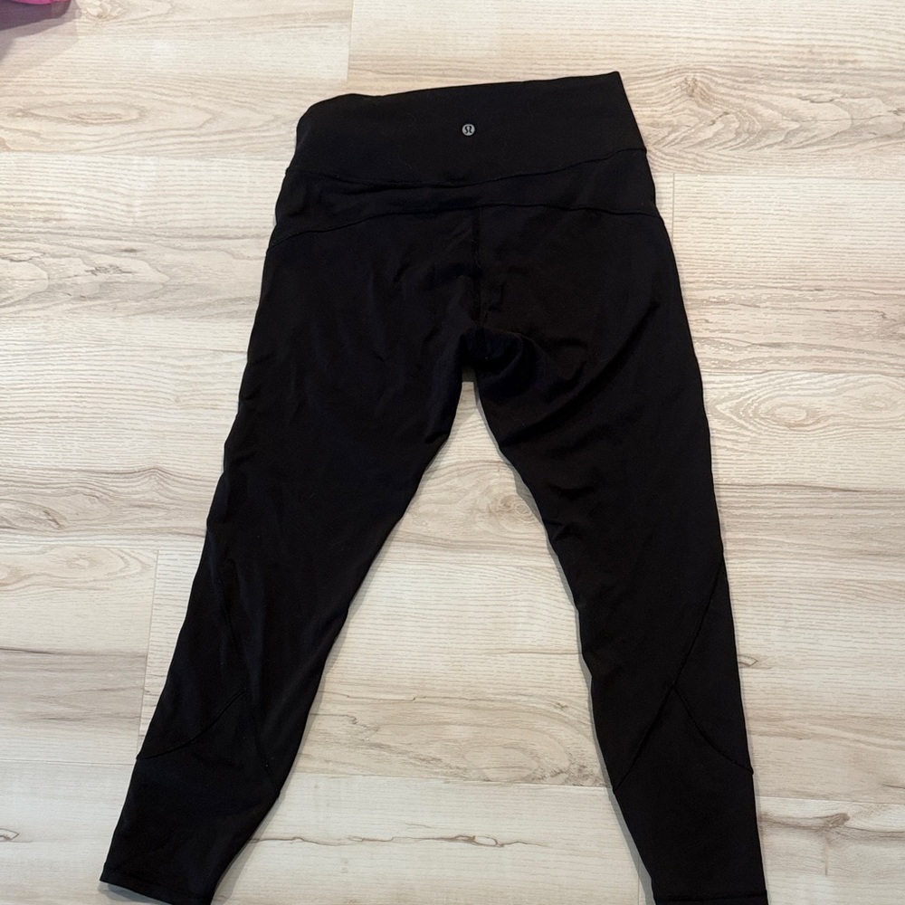 Lululemon Black Yoga Leggings - Picture 2 of 5